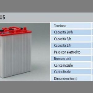 Batería tubular 6 V - 265 Ah / NBA POWER PLUS